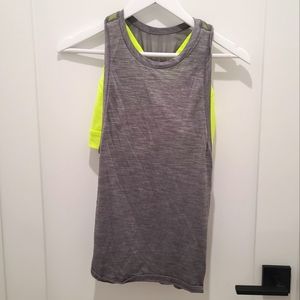 Lululemon 2-in-1 sports bra & tank top